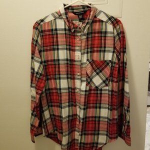 American Apparel Plaid Button Down Shirt
